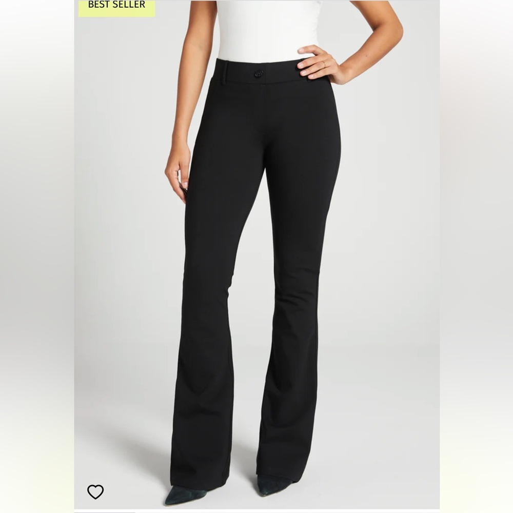 BETABRAND Black Classic Yoga Dress Bootcut pant women size Small